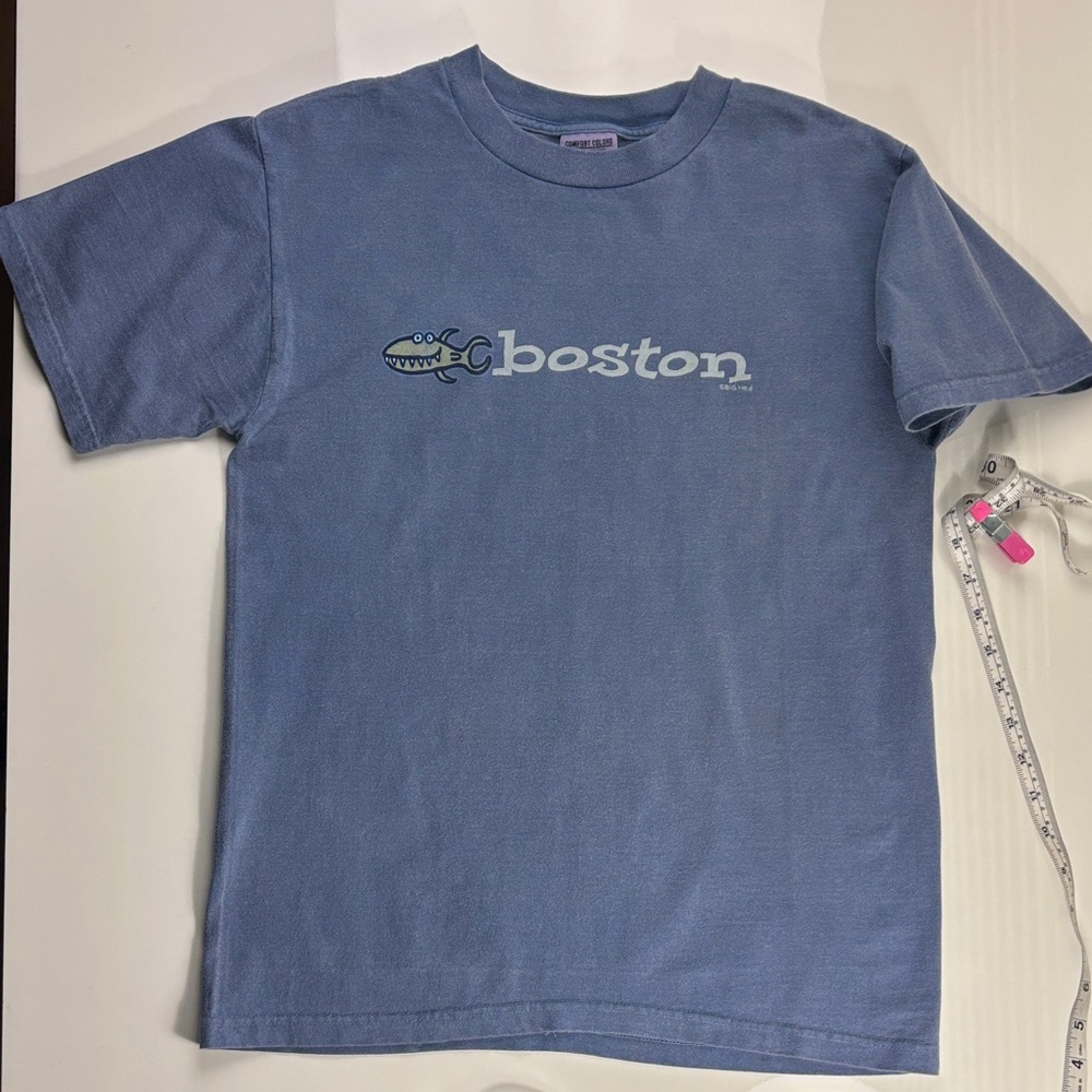 BOSTON Comfort Colors Blue Boston Short Sleeve Tee